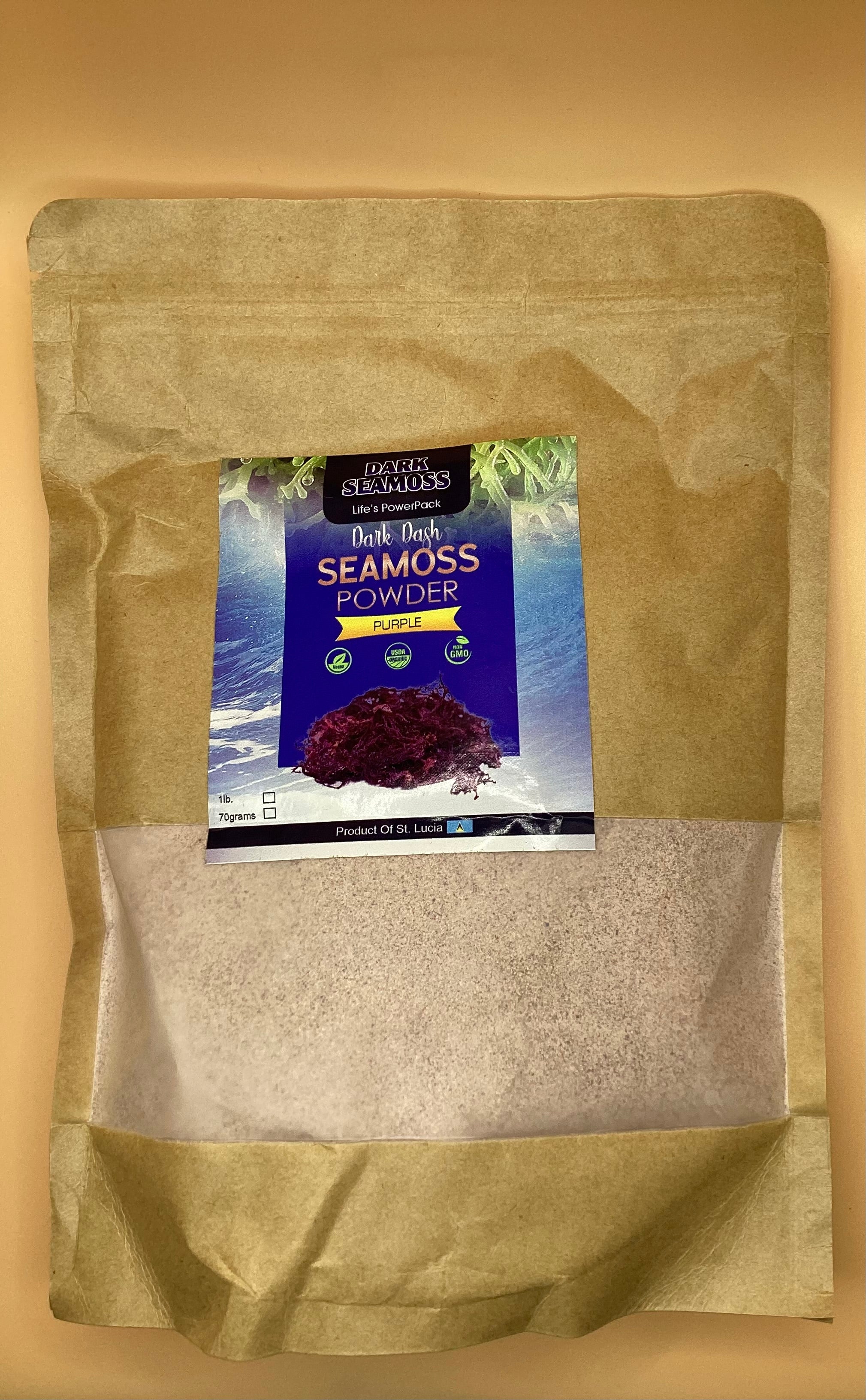 Dark Seamoss Dark Dash Purple Sea Moss Powder
